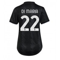 Juventus Angel Di Maria #22 Fotballklær Bortedrakt Dame 2022-23 Kortermet